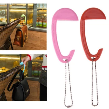 

Table Hook Earphone Holder Blue/Pink for Women Girls MultiColor Bag Tote Handbag Hanger Purse Gifts Dropshipping