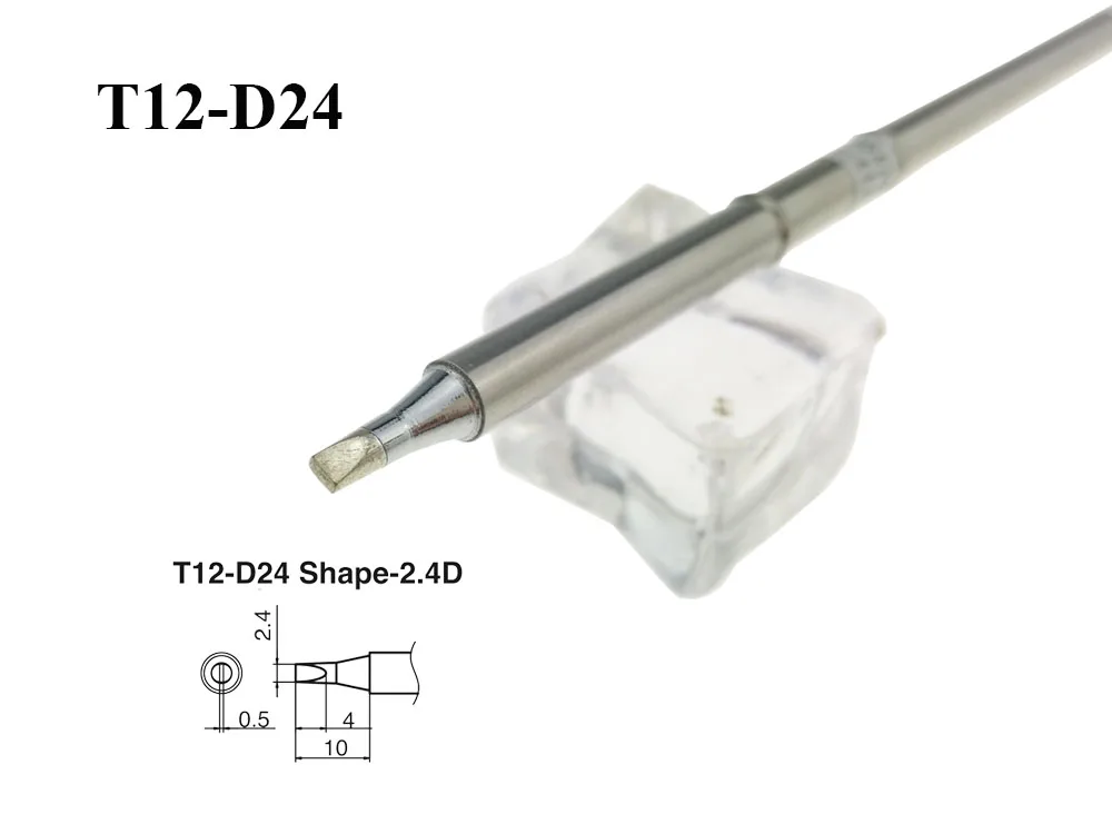 KSGER T12-D24 наконечники STM32 O светодиодный/светодиодный паяльная станция DIY сварочный наконечник паяльник для FX951 Hand8S Инструменты для ремонта расплава олова