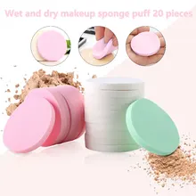 Принадлежности для макияжа спонж для лица мягкие слоеные базовые косметические мягкие слоеные 20 шт. сухие и влажные губки для макияжа