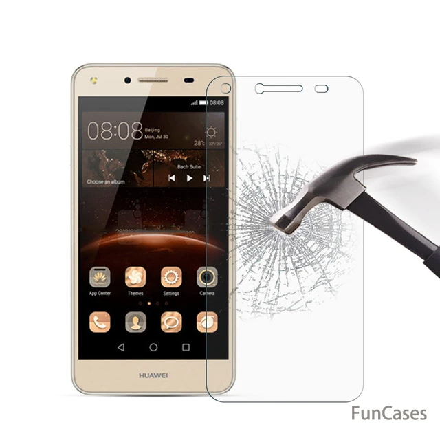 

for Huawei Y6 II Compact 5.0" Tempered Glass Screen Protector for Y6 ll Compact 5 inch Front Clear Glass Cover Protective Film