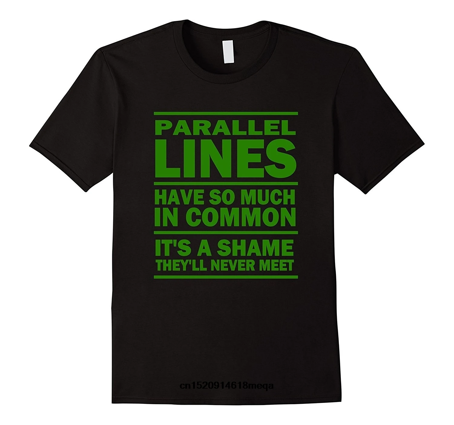 Возьмите Забавные футболки забавная Математика _ Геометрия футболка re: Parallel Lines |