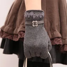 Сезон Зима; Новое поступление; Для женщин перчатки Модные мягкие теплые Экран сенсорный перчатки для Для женщин Горячая Распродажа H206