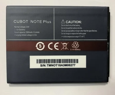 

CUBOT Note Plus Battery 2800mAh New Original Replacement backup battery For CUBOT Note Plus Cell Phone + In stock