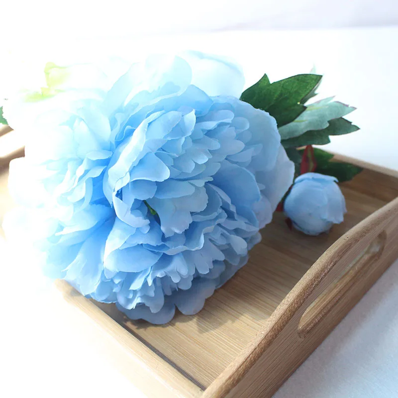 Silk peonies roses artificial flowers (43)