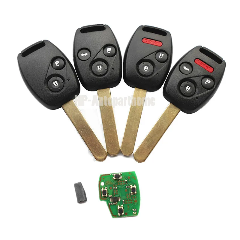 Дистанционный ключ 2/3 BNT 433/315/313.8 HMz для Honda Accord Element CR V HR City Jazz Odyssey Shuttle Civic Car Key Control