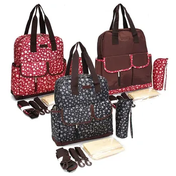 

210D Nylon Baby diaper Nappy Backpack Changing Bag Mummy Tote Handbag Shoulder bags