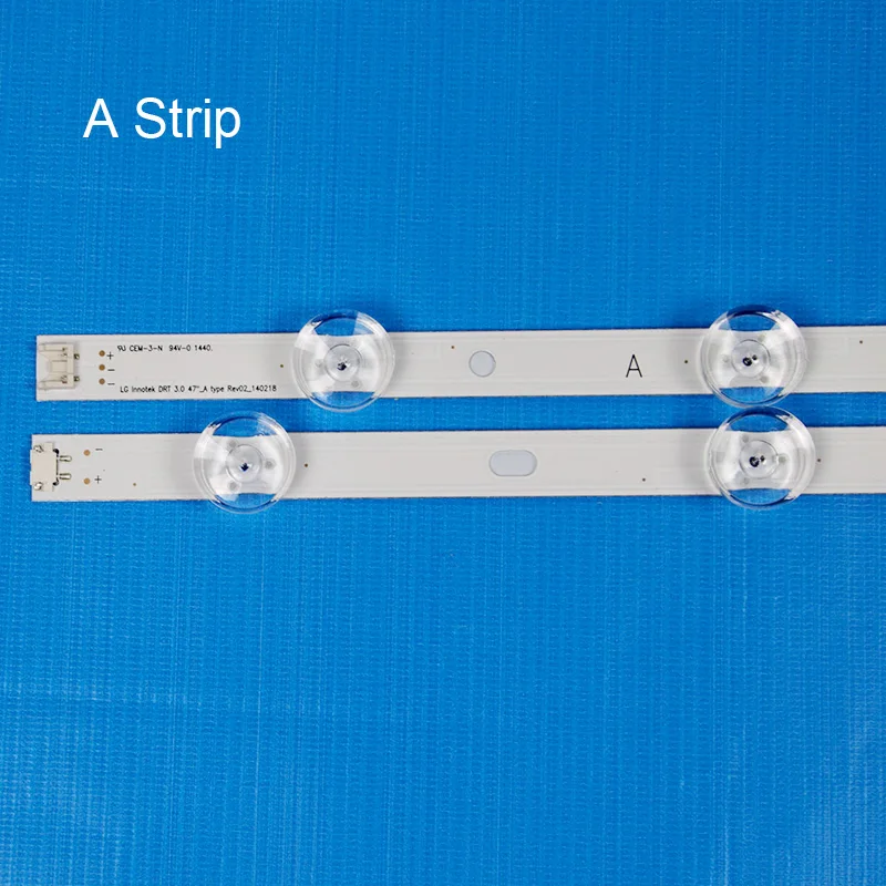 Alumínio Led Backlight Strip para lg Barras Lâmpadas Alumínio 47 em 47lb5610 47lb5600 Lg47lb5610 Pcs Set - Imagem 5