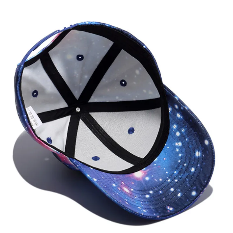 Nueva 3D Galaxy impresión Unisex gorra de béisbol hombres Snapback sombreros vacaciones ocio gorras de beisbol Hip hop Cap mujeres deportes sombrero para el sol Nueva 3D Galaxy impresión Unisex gorra de béisbol hombres Snapback sombreros vacaciones ocio gorras de beisbol Hip hop Cap mujeres deportes sombrero para el sol