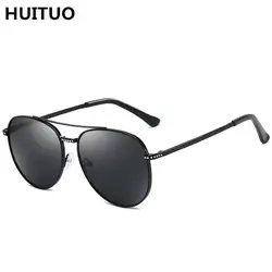 HUITUO Мода Марка ромбом инкрустированные солнцезащитные очки драйвер для вождения очки женский металлические женские солнцезащитные очки de
