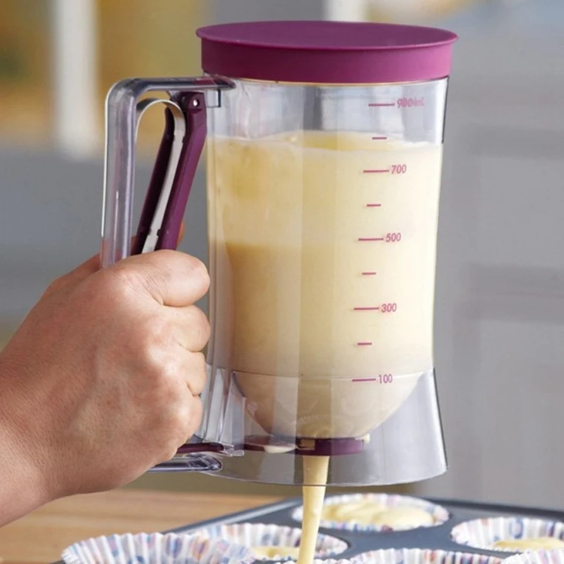 

New Cupcakes Pancakes Cookie Cake Muffins Baking Waffles Batter Dispenser Cream Speratator Measuring Cup baking tools for cakes