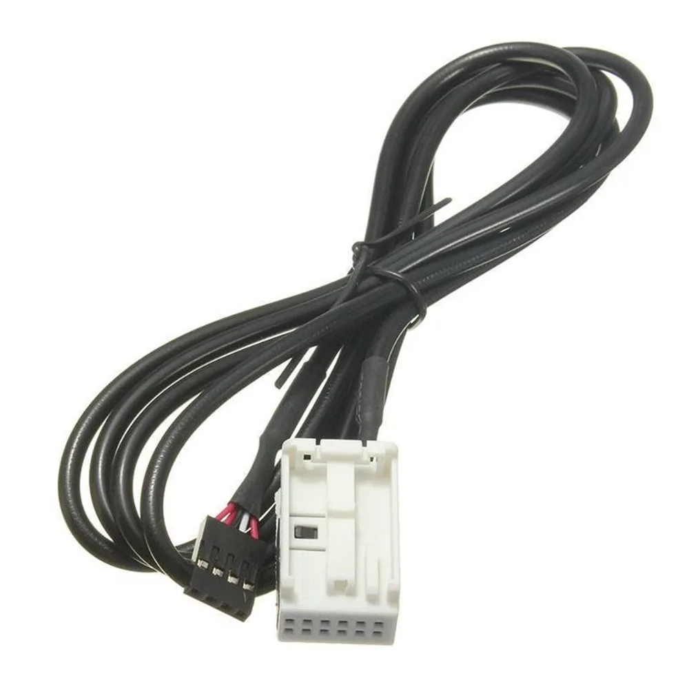 Biurlink DIY 2 в 1 USB AUX переключатель + 12 контактный Aux кабель и круглый 4 Кабель адаптер