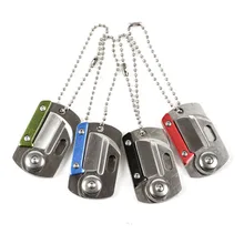 Мини собака бирка складные ножи кемпинг открытый EDC нож тактический нож для выживания карманный охотничий инструмент