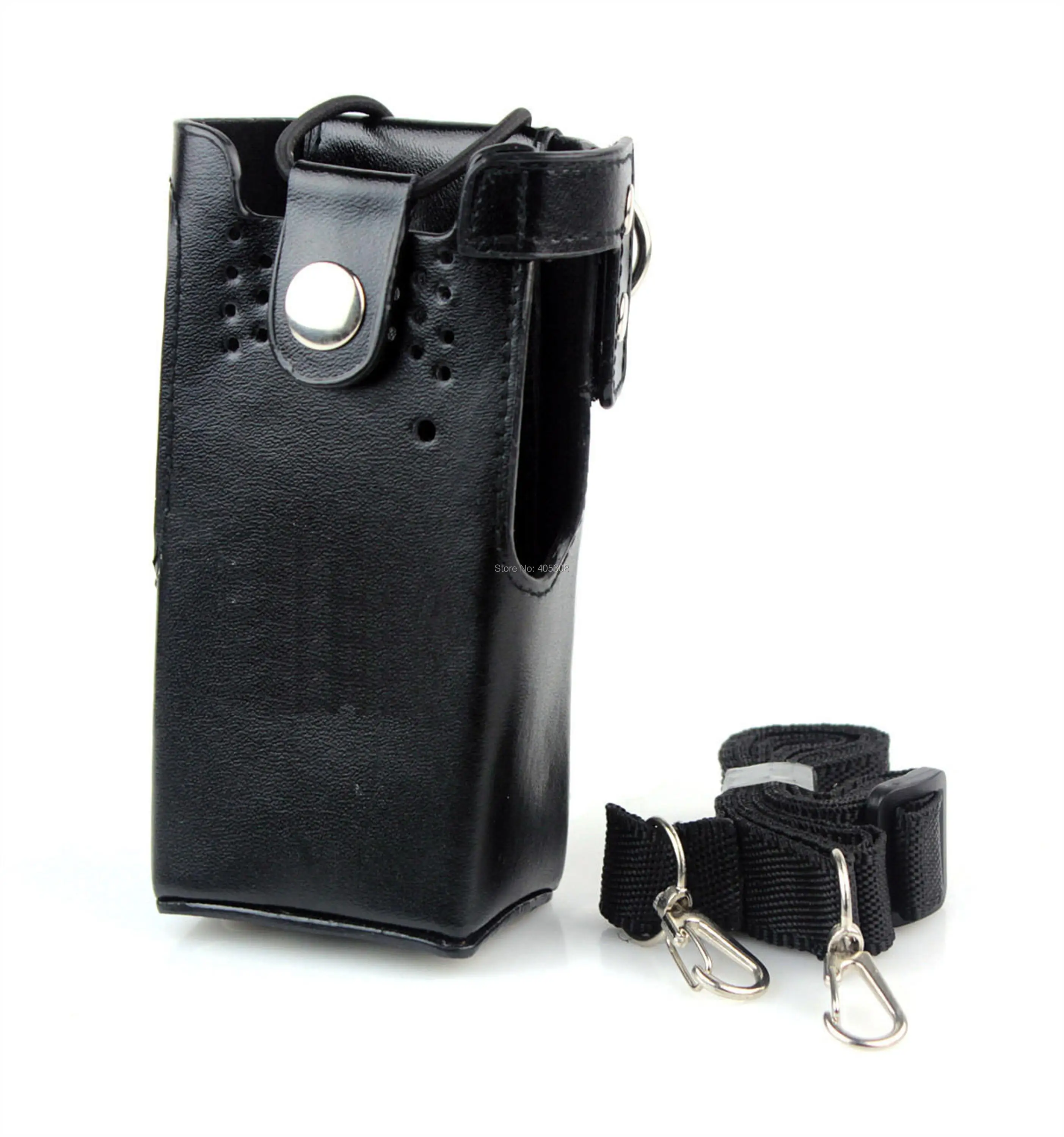 Leather Carrying Case Holder Holster for Motorola 2 Way Radio GP328