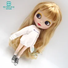 1 шт. Одежда для кукол Blyth модный свитер с надписью, носки для Blyth Azone кукла 1/6 аксессуары