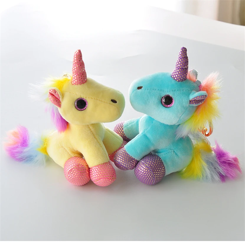 Baby Stuffed Animal Dolls Kawaii Cartoon Rainbow Unicorn Soft Plush toys Kids for Children Christmas Gift F35