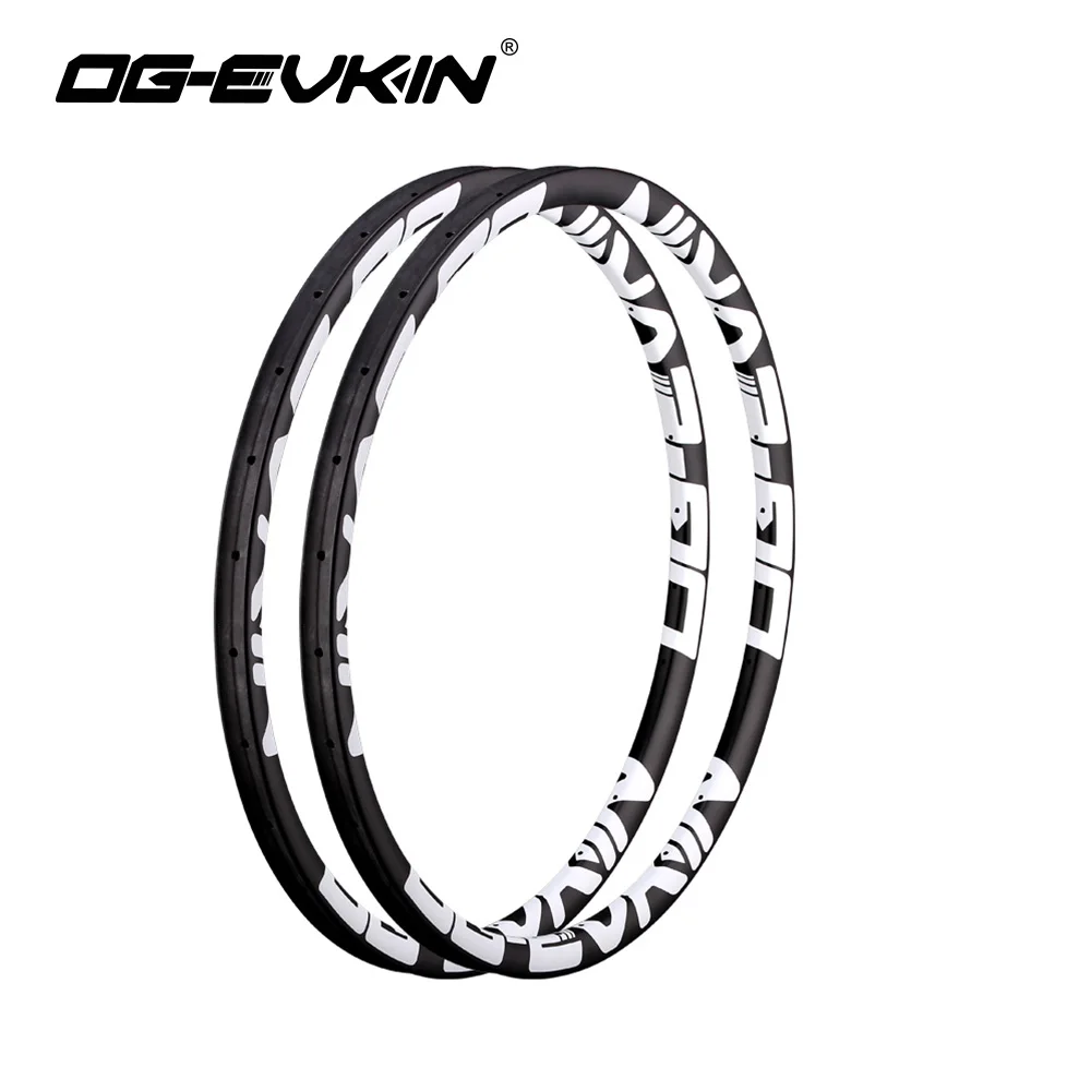 Top OG-EVKIN 29er Clincher Carbon Mtb Rims 29 Mountain Bike Rim UD Full Carbon Bicycle Wheels 27.5er MTB Rim Width 30mm 1