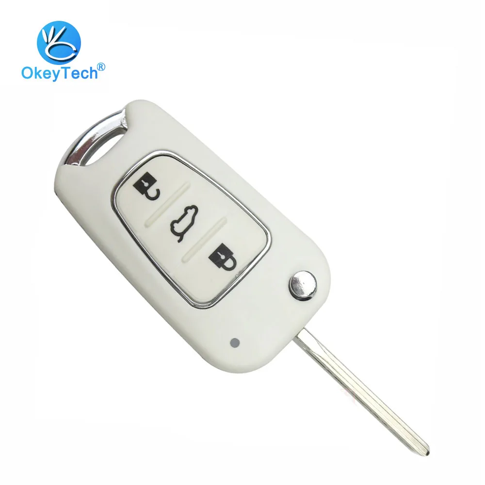 Easy Install Fob 3 Buttons Case Remote Key Shell for KIA Rio Rondo Sportage Soul 