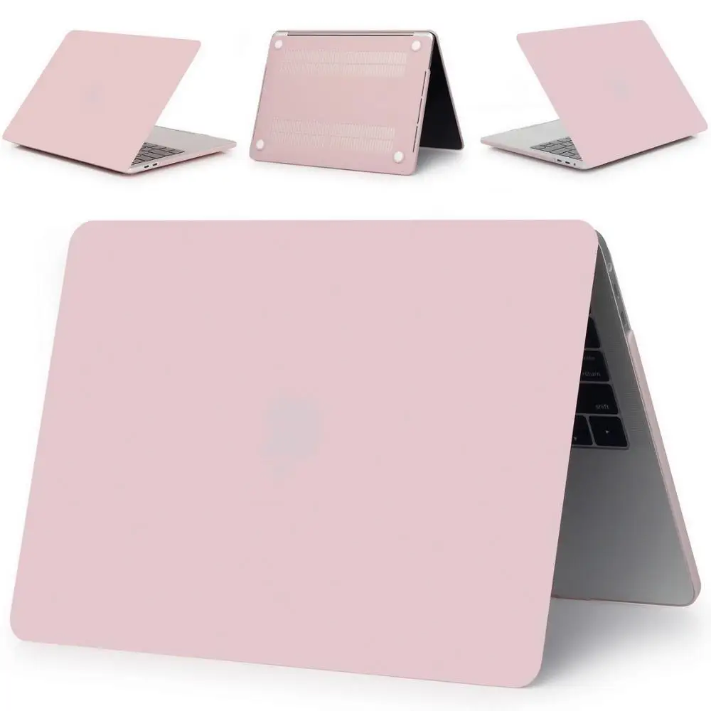 New Space Case Cover for MacBook Air 11 air 13 inch A1466 A1932 Pro 12 13 15 Retina A1502 A1706 A1708 A1989 A2159Touch bar - Цвет: Matte shi Pink