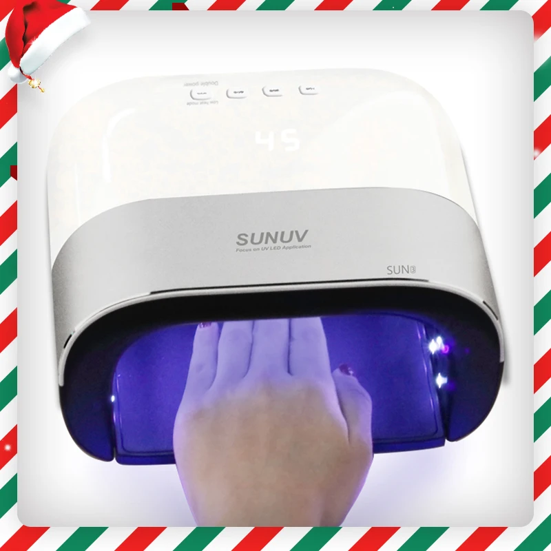 

SUN3 2.0 Smart 48W UV LED Lamp with Timer Memory Invisible Digital Timer Display Nail Drying Machine lamp for nails