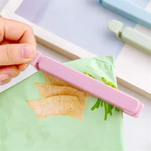 SrDcMbk 1 шт. комнатный контейнер для закусок уплотнение зажимы для пакетов герметик зажим кухонный инструмент домашний закрытый зажим портативный пластик