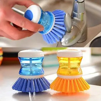 

HOT SALE! Home Kitchen Washing Tool Plastic Pot Pan Dish Bowl Cleaning Brush Scrubber