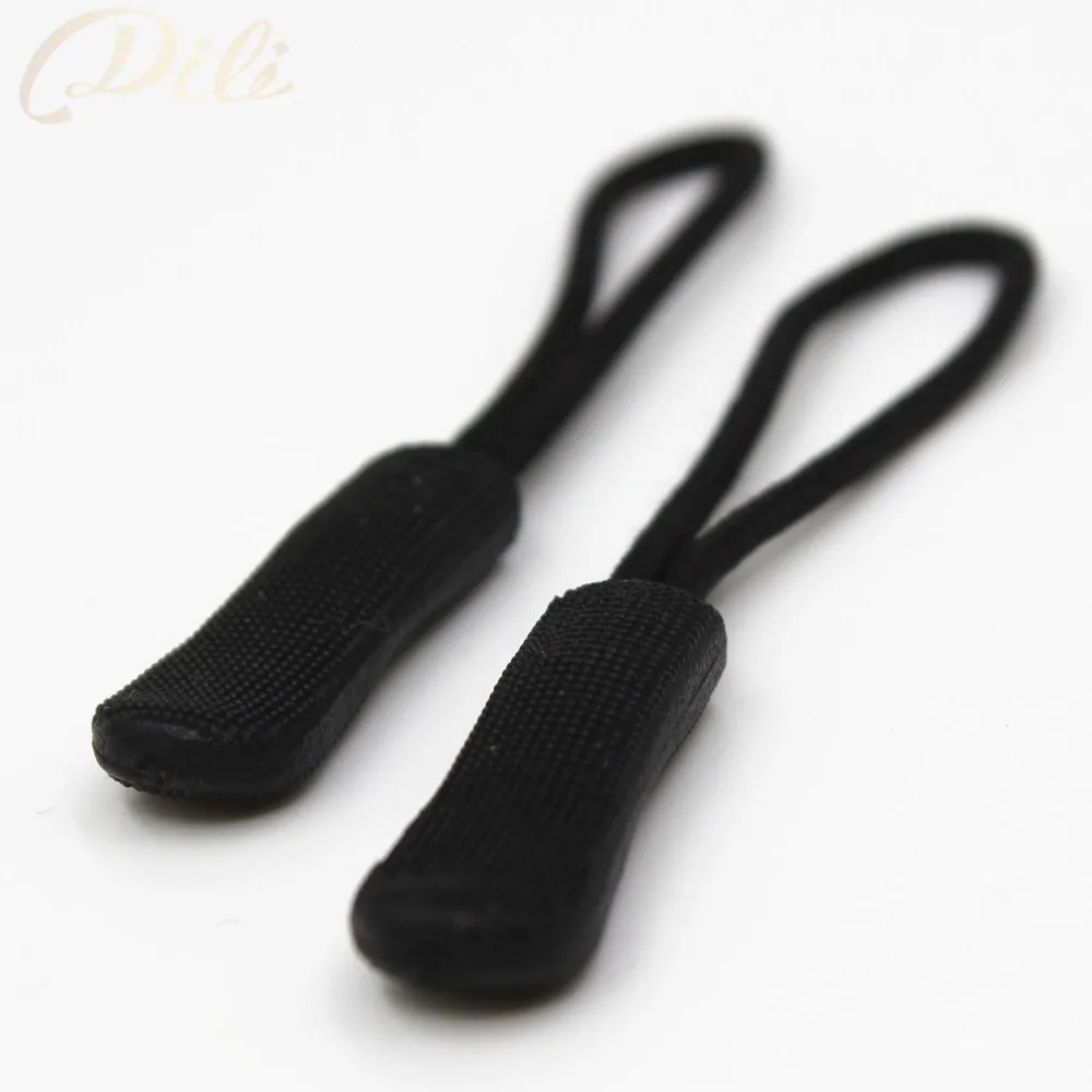 100 шт. бегунок для молнии из ПВХ|zip cord|zipper pull cordzipper |
