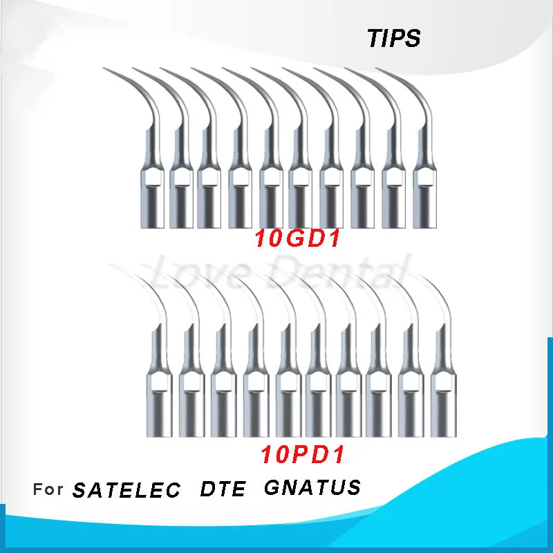 

20 PCS Dental Scaling Perio Tips for Satelec DTE NSK Ultrasonic Scaler Handpiece Teeth Whitening
