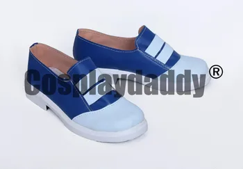 

Pokemon Go Game Female Trainer Blue White Cosplay Shoes S008
