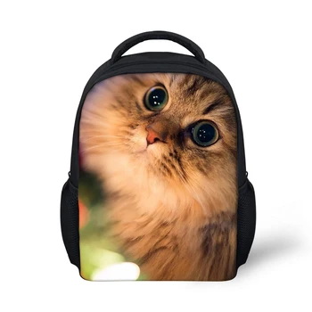 

Fashion School Bag 3D Cute Cat Printing For Newest Kindergarten Backpack Teenage Boys Girls Kids Sac Enfant Fille Drop Shipping
