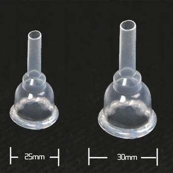 

10pcs Sterilized Comfortable Medical Silicone Male External Catheter Non Adhesive Silicone Catheter External Size 25/30/35/40mm