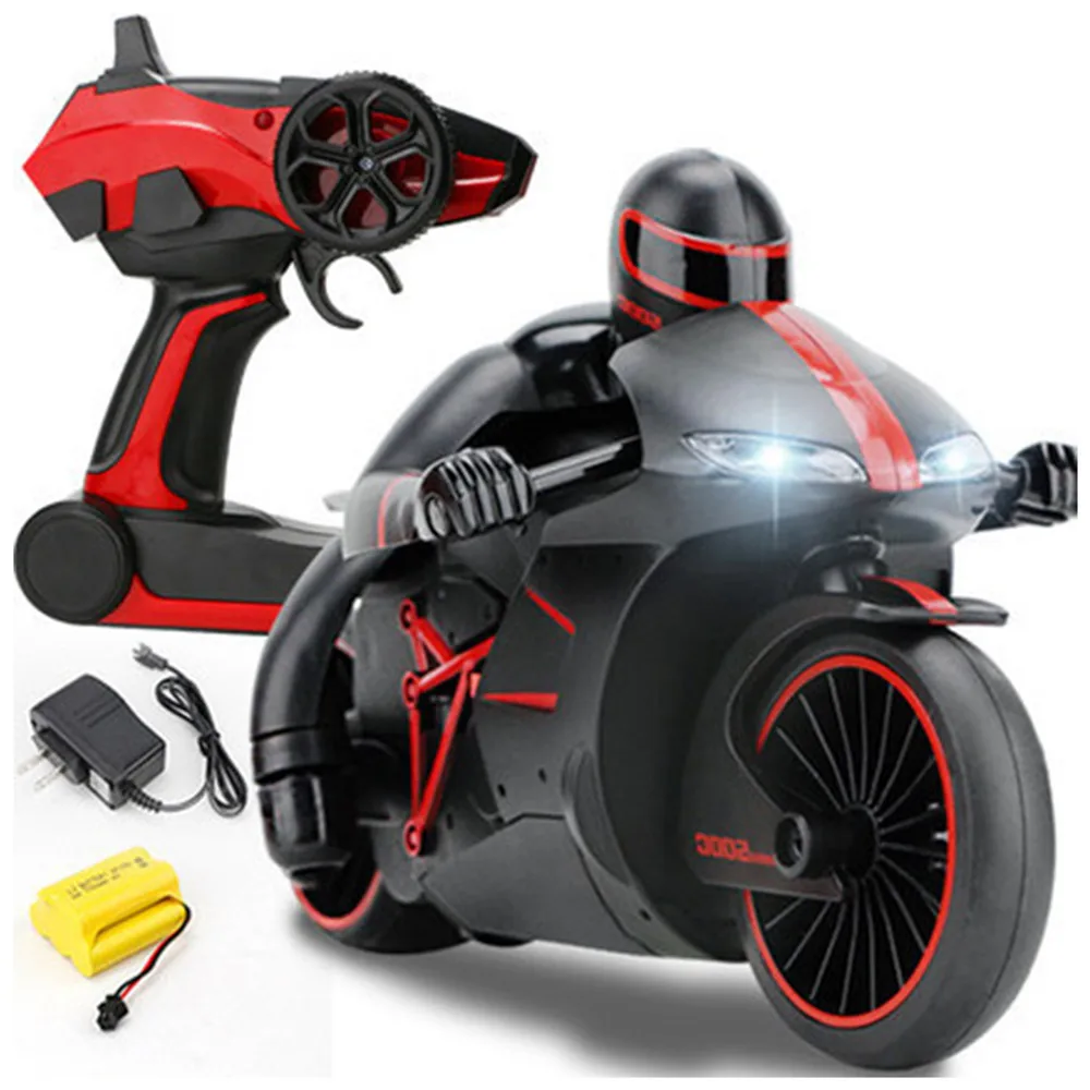 

ZhengCheng 333-MT01B 2.4G 20km/h RC Motorcycle 30 Degree 24.4*12.7*14cm With Flashlight