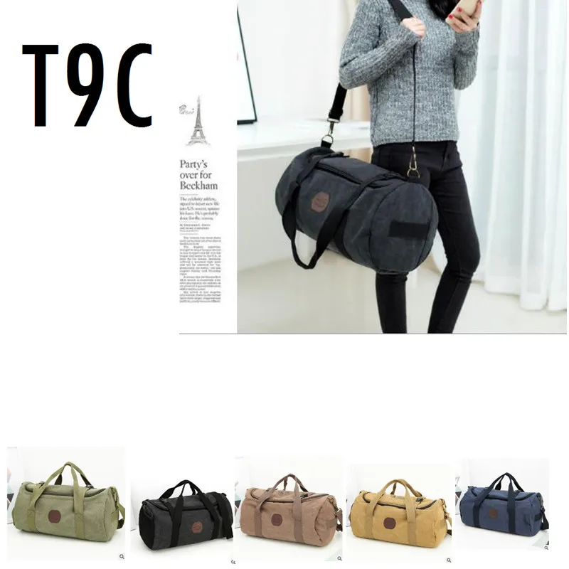 Canvas Sport Bag Training Gym Bag Men Woman Fitness Bags Durable