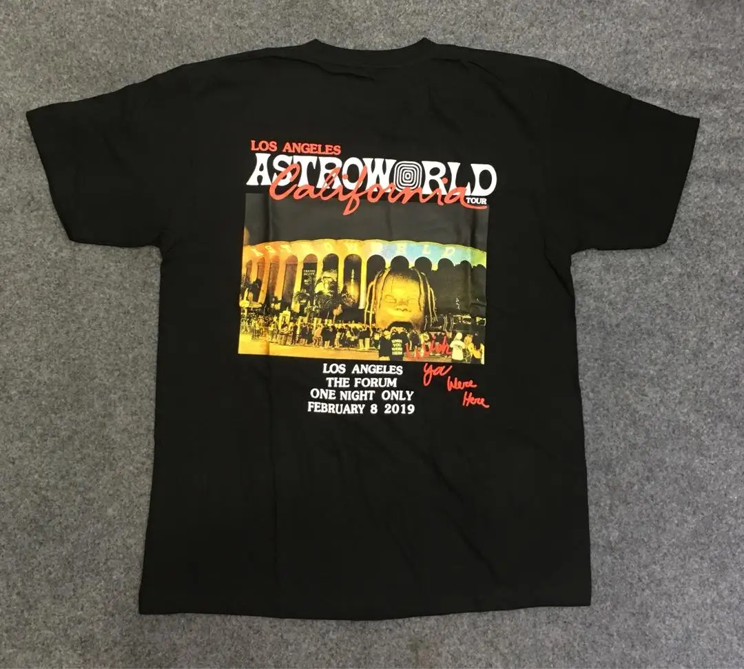 

19ss ASTROWORLD Tshirt TRAVIS SCOTT ASTROWORLD Los Angeles Tee Xxxtentacion T Shirt ASTROWORLD Tshirt Top Tee