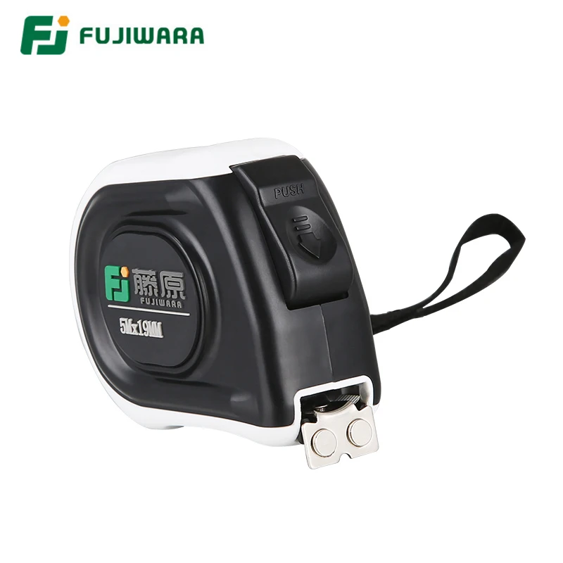 FUJIWARA Woodworking Stainless Steel Tape 5m*19mm Flexible Ruler Retractable Measure Tools FUJIWARA Woodworking Stainless Steel Tape 5m*19mm Flexible Ruler Retractable Measure Tools