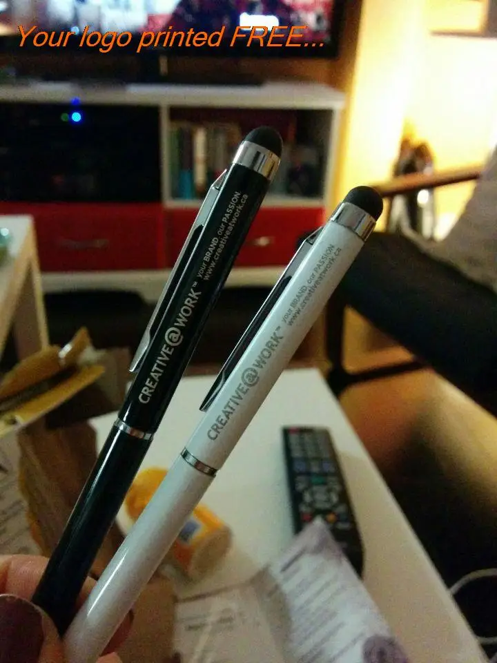  200pcs a lot for SALE stylus screen pen cheap trade show giveaways cheap company promotional items custom logo brand free 