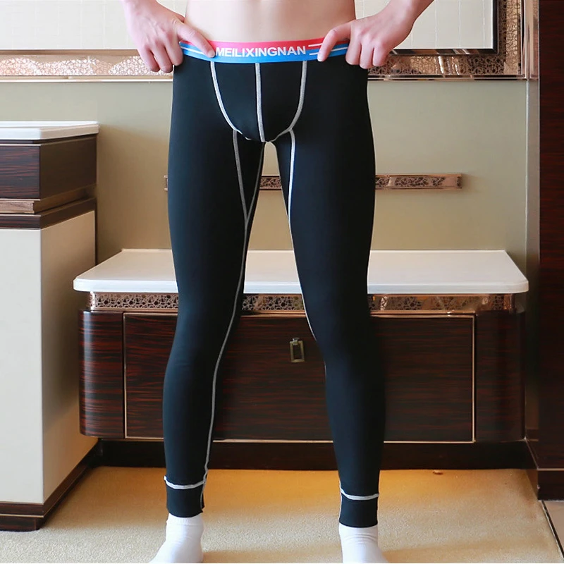 (Clearance Sale)Cheap Mens Cotton Thermal Underwear Man Long Johns Male Trousers Warm Penis Pouch Breathable Low Waist Underpant (Clearance Sale)Cheap Mens Cotton Thermal Underwear Man Long Johns Male Trousers Warm Penis Pouch Breathable Low Waist Underpant