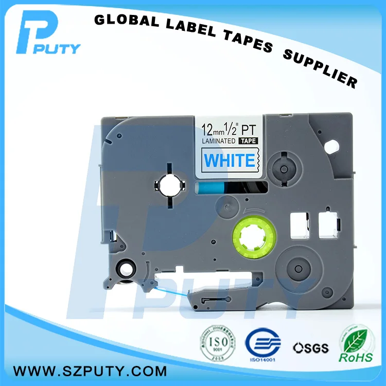 TZ-233 Blue on White & 12mm
