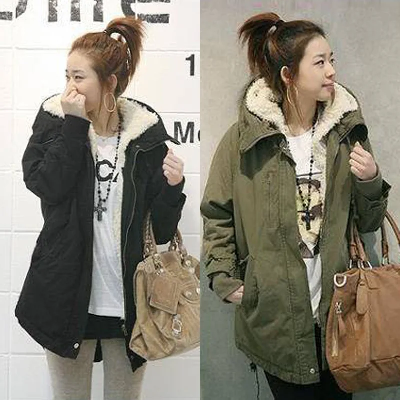 

2018 New Parkas Female Women Winter Coat Thickening Cotton Winter Jacket Womens Outwear Parkas for Women Winter Clothes Clothing