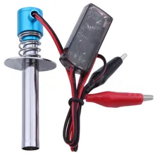 Электрические свечи свеча стартер воспламенитель для 1:8 1:10 nitro buggy грузовик RC модель автомобиля Baja Лодка Самолет Вертолет 80100 HSP