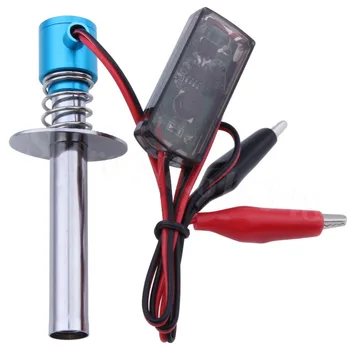 

Electric candles Glow Plug Starter Igniter for 1:8 1:10 Nitro Buggy Truck RC Model Car Baja Boat Plane Helicopter 80100 HSP