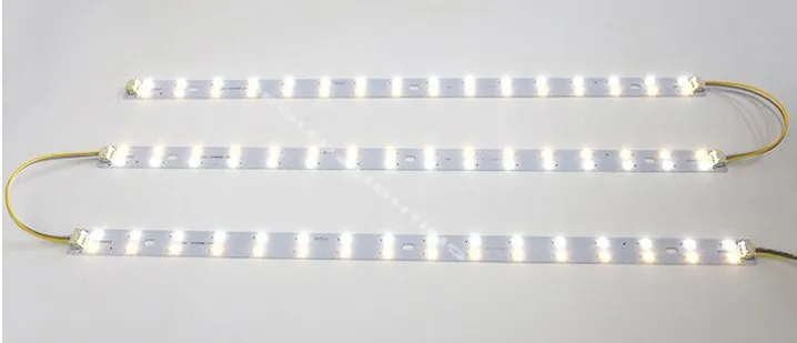DIY комплекты 16 Вт 24 Вт 32 Вт светодиодный жесткий профиль светодиодный светильник алюминиевый 52 см теплый белый и холодный белый Светодиодный потолочный светильник 220 в 230 в 240 В