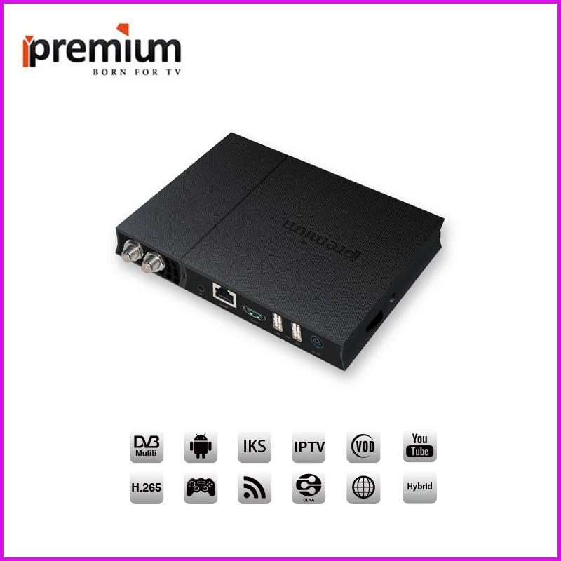 Ipremium 4K потоковый медиаплеер Ultra HD Android IP TV Box DVB S2 T2 приемник|media player|multi media player4k smart |