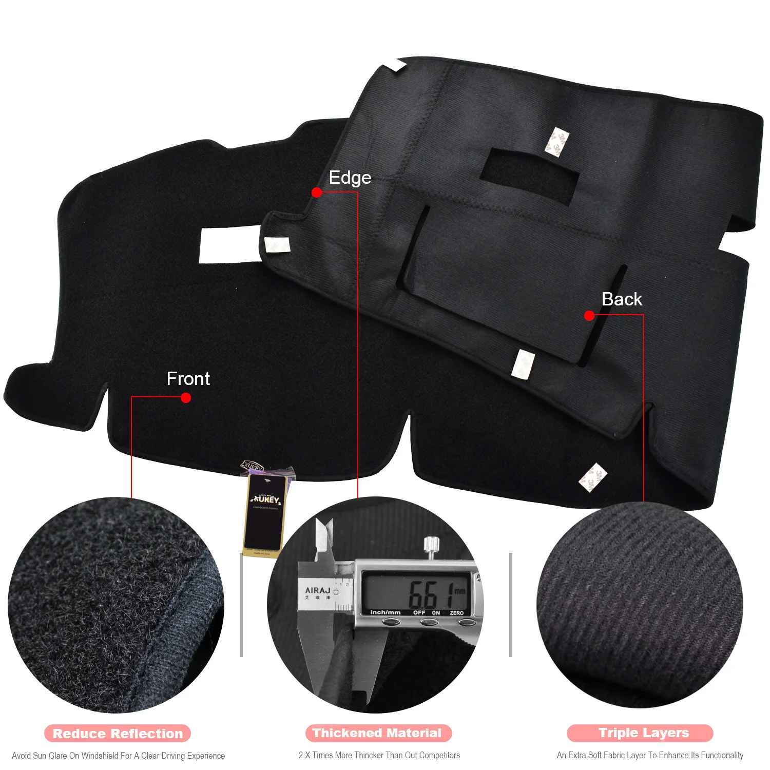 Подходит для Dodge Ram 1500 2500 3500 2002 2003 2004 2005 коврик приборной панели солнцезащитный