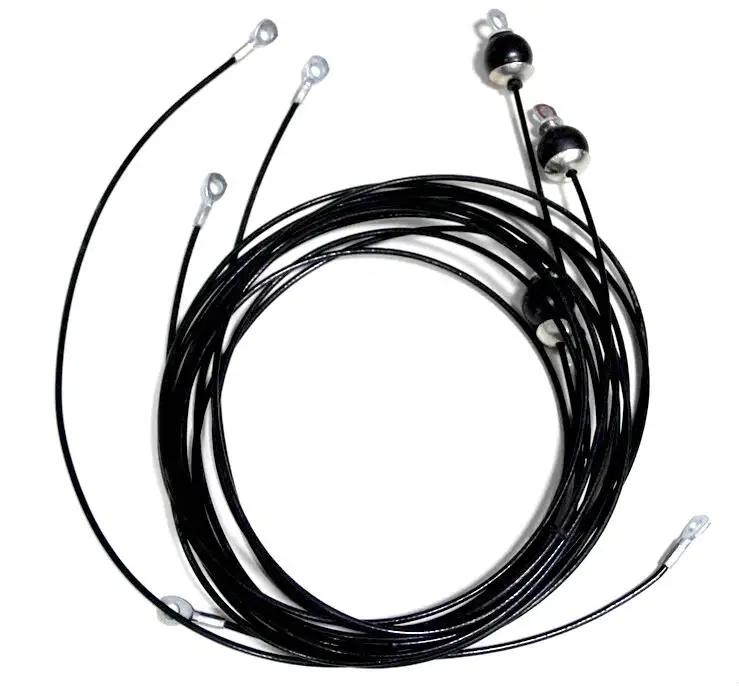

Cable,Selection Bar Cable Butterfly Arms Cable,Lower Pulley Cable,GYM wire rope,replacement parts for fitness cable dia 5mm