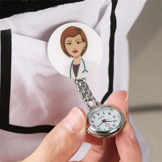 уникальный 3d мультфильм медсестры часы fob дамы женщины милые фотография