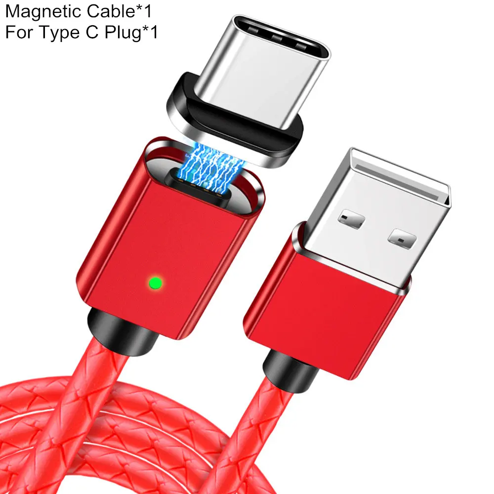 Магнитный кабель Micro usb type C адаптер для быстрой зарядки телефона Microusb type-C магнитное зарядное устройство usb c для iPhone XS MAX samsung xiaomi - Цвет: gold type C