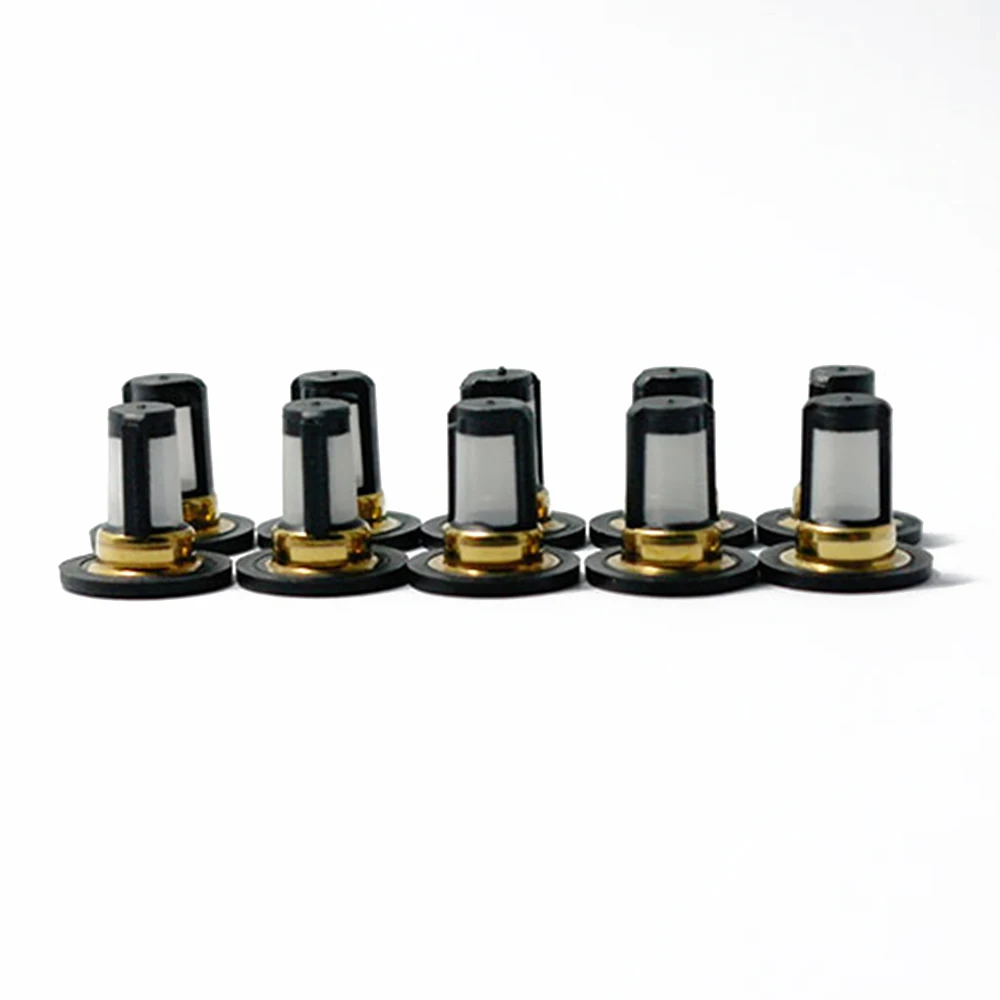 100 PCS Fuel Injector Micro Filter 11014 For HONDA Genuine New Motorcycle 10.4*6*10.8mm