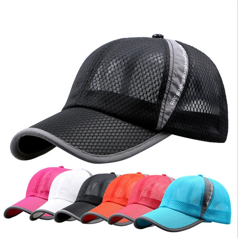 1pc Sports Cap Women Men Summer Spring Polyester Caps Women Letter Solid Adult Cap Black White