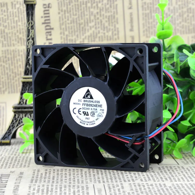 Бесплатная доставка. Оригинальный FFB0924EHE 24 В 0 75 А 9038 см ABB инверторный вентилятор |
