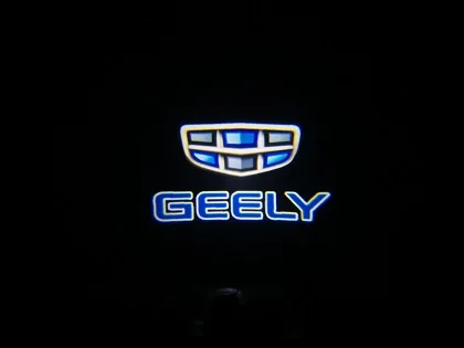 Дверной светильник, заменяющий для Geely Emgrand, указывающий Логотип Двери, лазерный светильник, проектор, призрак, тень, добро пожаловать, светильник - Испускаемый цвет: B